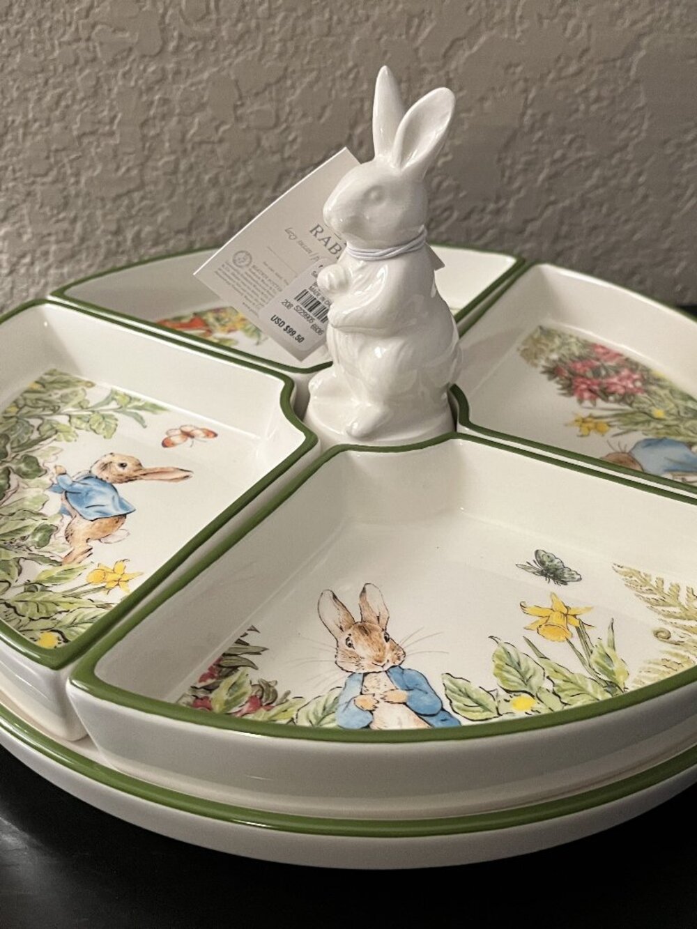 Pottery Barn Peter Rabbit Lazy Susan